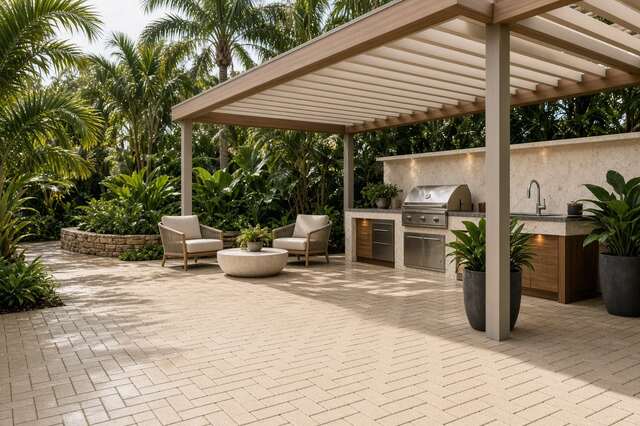 Local fire pits project in Cooper City, FL