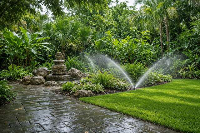 Local sprinkler system installation project in Davie, FL